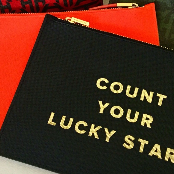India Hicks Flat Stanley Pouch- Count Your Lucky Stars main image 6